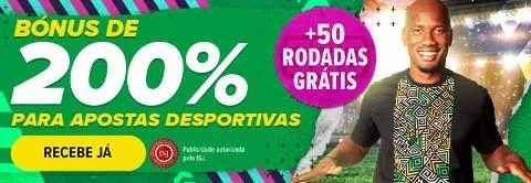 Bonus de boas vindas 200 e 50 rodadas gratis